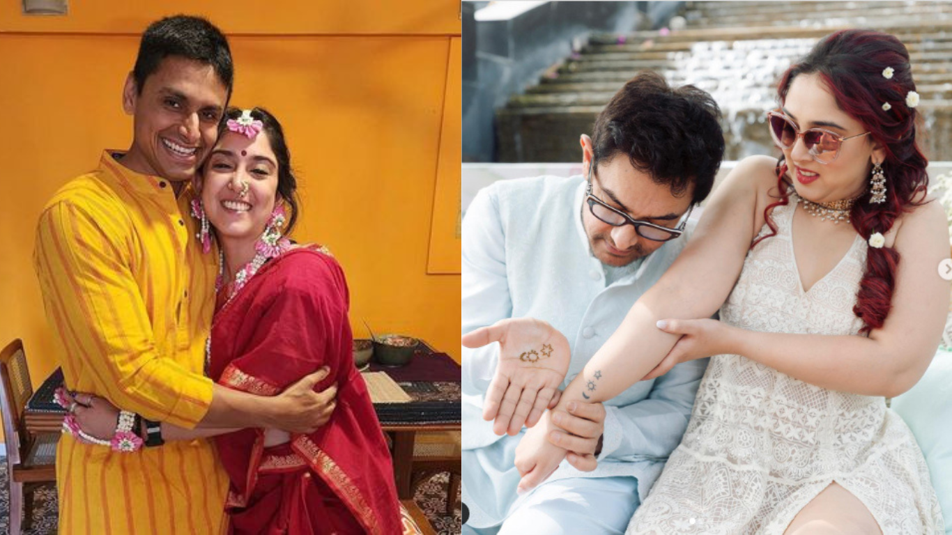 Aamir Khan's Mehendi Secret Revealed! Unseen Pics Capture Adorable Father-Daughter Moments & Honeymoon Surprises!