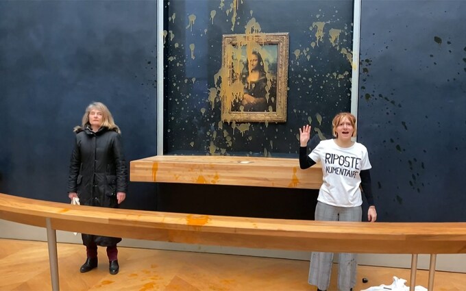 Mona Lisa Hit Again! Climate Activists Launch Soup Attack – Art vs. Planet Debate Ignites!